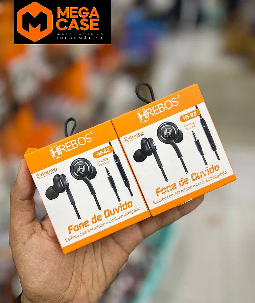 Fone de Ouvido Estéreo com Controle HS-82