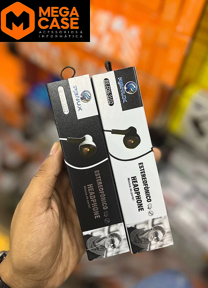 Fone de Ouvido Estereofônico Headphone RE-FON-3102