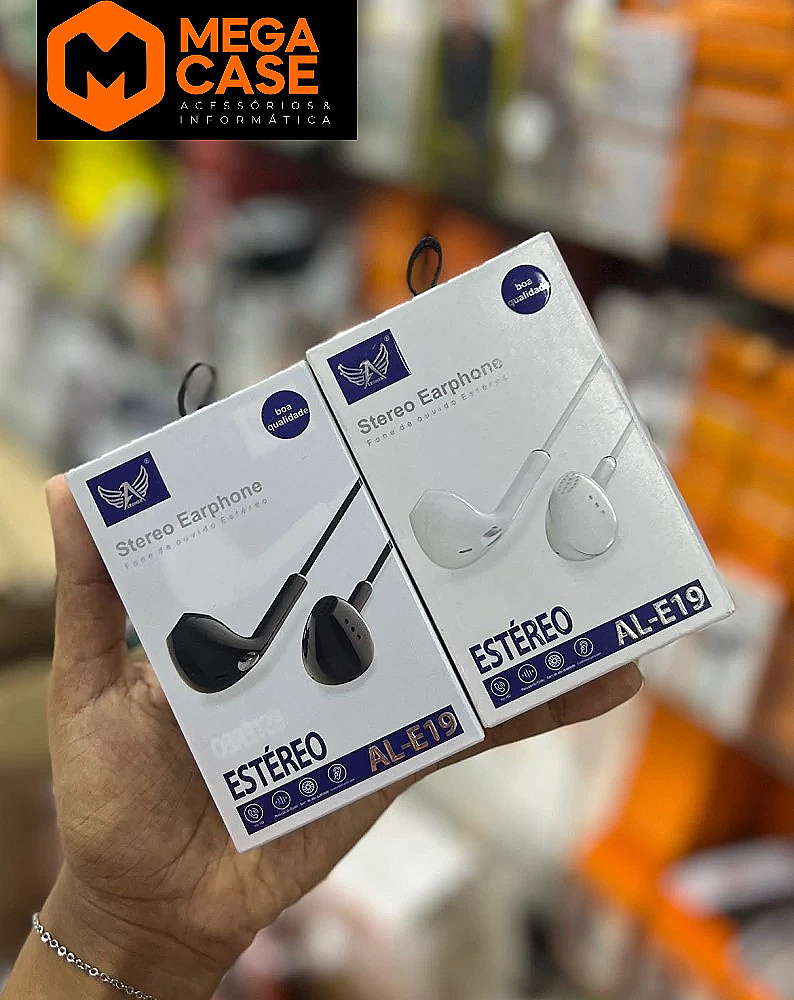 Fone de Ouvido Estéreo AL-E19
