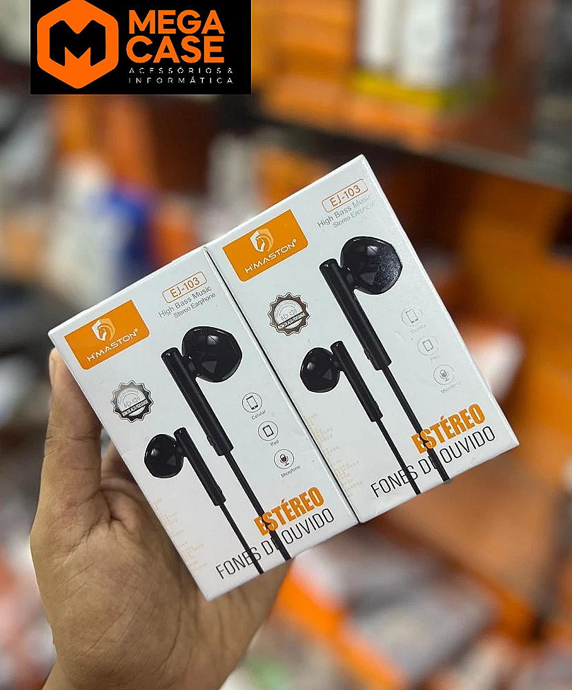 Fone de Ouvido Hmaston EJ-103 Estéreo