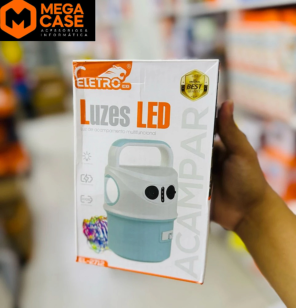 Luz LED Multifuncional para Acampamento Eletro EL-2722
