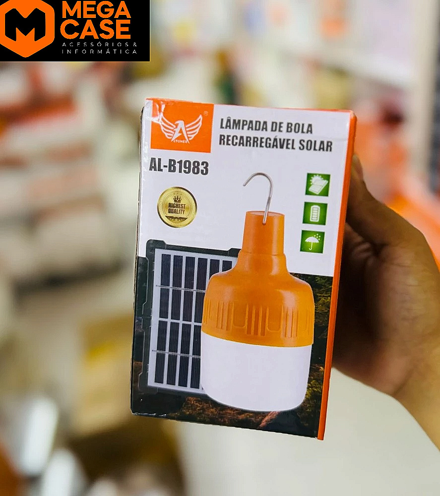 Lâmpada de Bola Solar Recarregável Atonex AL-B1983