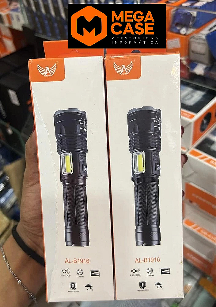 Lanterna LED tática recarregável AL-B1916 Alitec