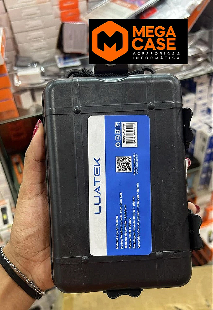 Kit lanterna LED recarregável LT-P96 Luatek