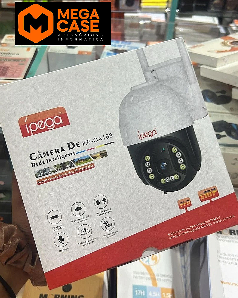 Câmera IP KP-CA183 5MP Rede Inteligente