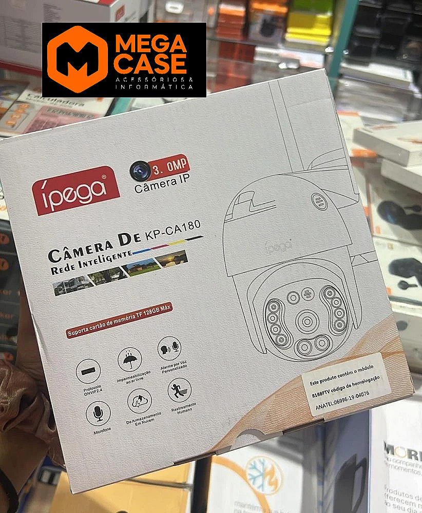 Câmera IP KP-CA180 3MP Rede Inteligent