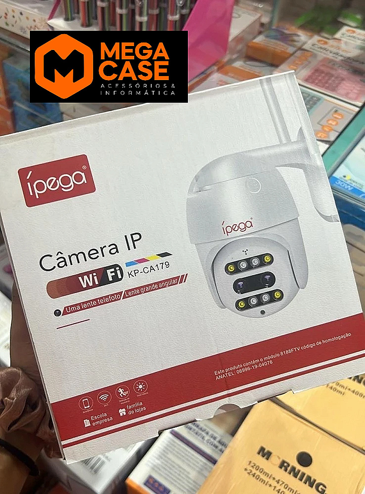 Câmera IP KP-CA179 WiFi com Lente Telefoto
