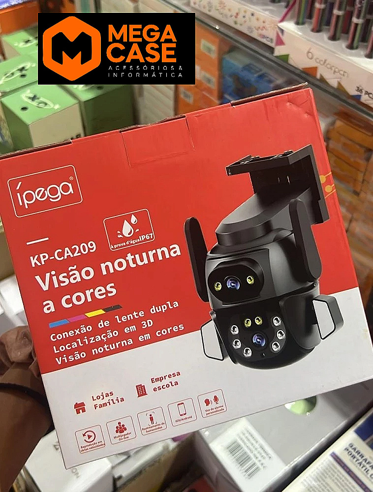Câmera IP KP-CA209 Visão Noturna Colorida