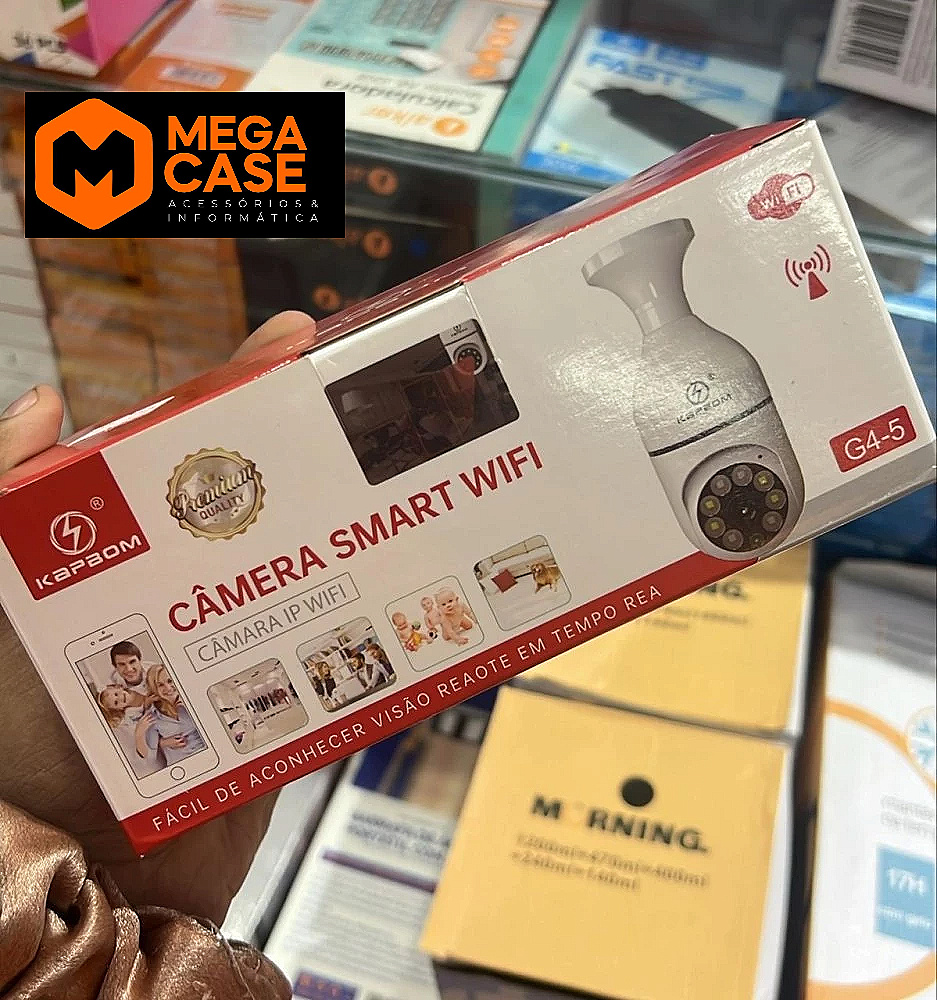 Câmera Smart WiFi G4-5 com Áudio e Visão Noturna