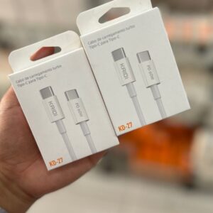 Cabo de celular tipo c x tipo c kaidi